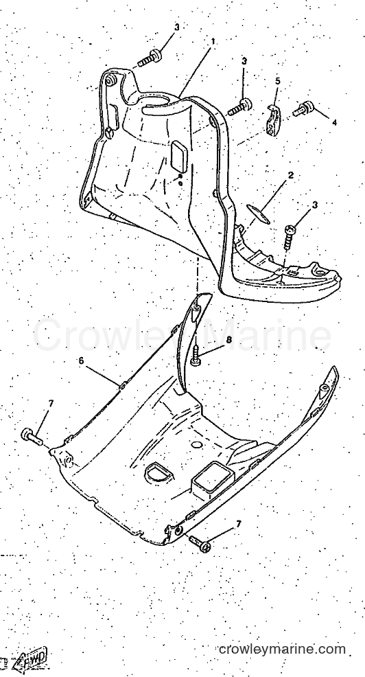 1997 Scooter CW50RS - CW50RS (4TDA) [999] - LEG SHIELD