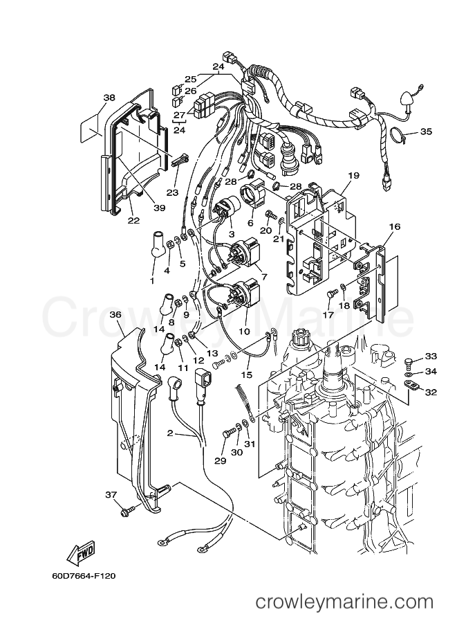 Yamaha Motors F100CETL (60D7) [020] - ELECTRICAL 2