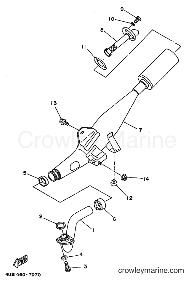 1997 Scooter V110 - V110 (4VM1) [999] - EXHAUST