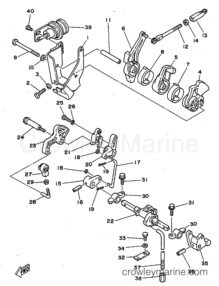 CONTROL - 1997 International 25hp 25N (6L2) [999] | Crowley Marine