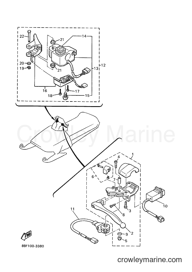 Yamaha Motors PZ480 (8BF2) [999] - ELECTRICAL 2