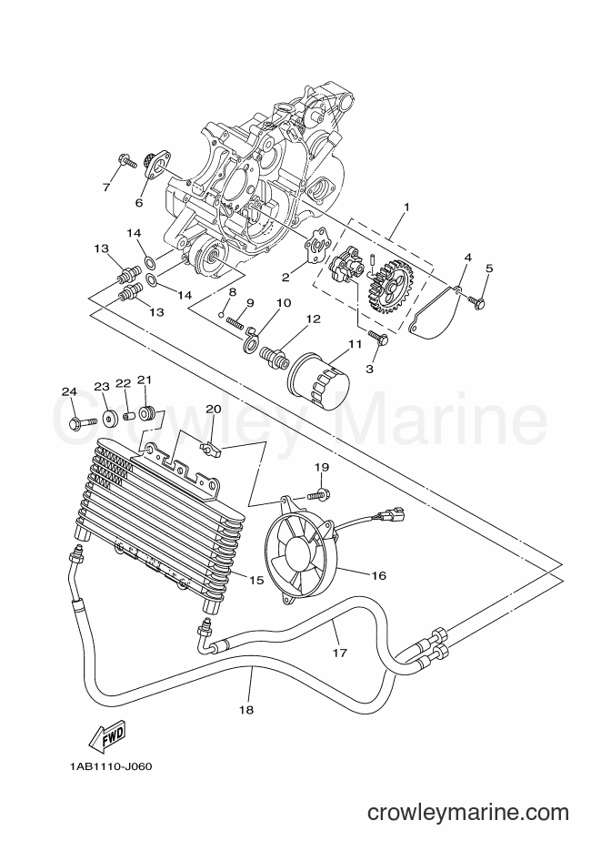 2010 ATV YFM350A - YFM350A (5WHM) [010] - OIL PUMP