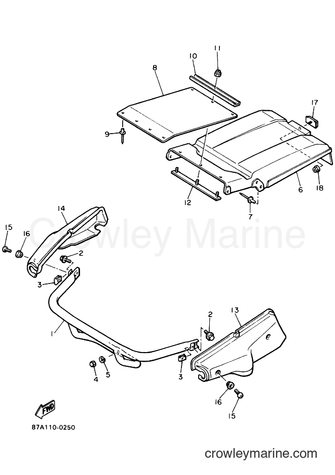 1990 Snowmobile SV125P - SV125P (87C1) [999] - BUMPER