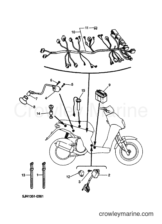 Yamaha Motors EW50 (5LH1) [010] - ELECTRICAL 2