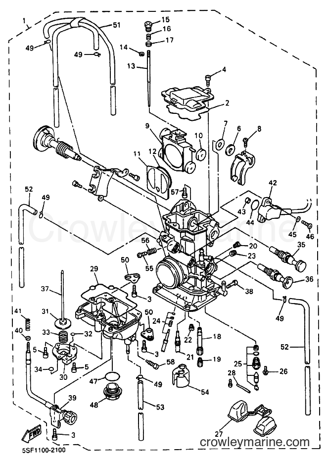2002 Dirt Bike YZ426F - YZ426F (5SF2) [080] - CARBURETOR