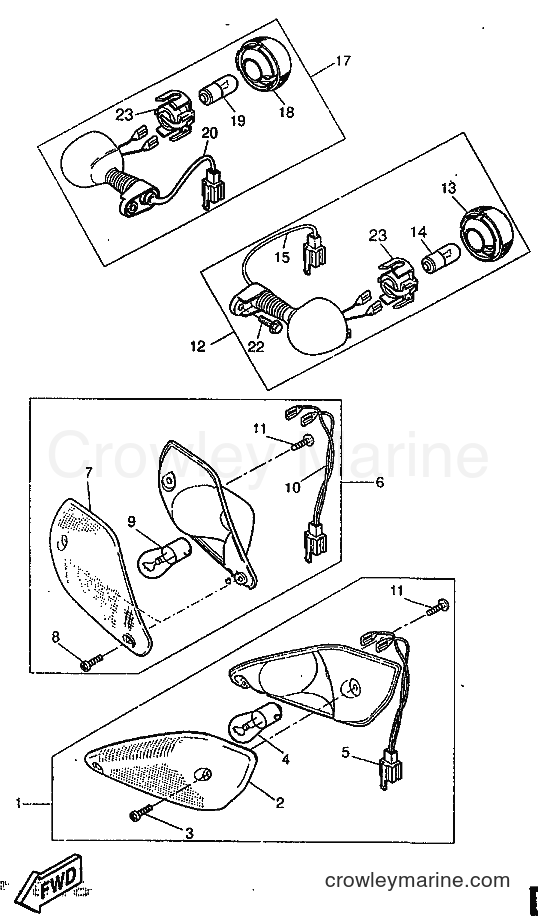 1997 Scooter YQ50 - YQ50 (5BS1) [999] - FLASHER LIGHT