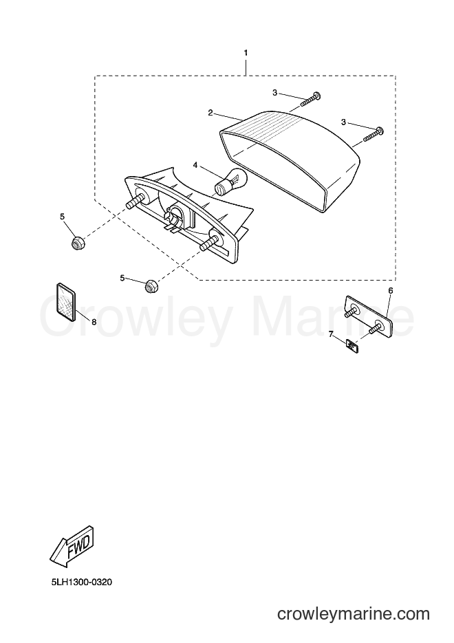 Yamaha Motors EW50 (5WK2) [030] - TAILLIGHT