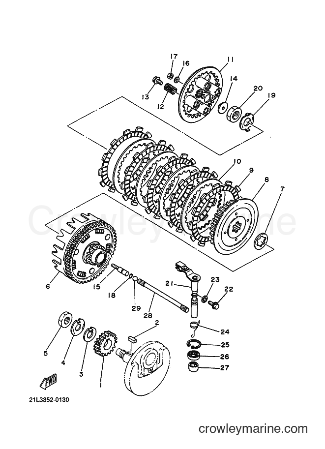 2000 Street Bike SR250 - SR250 (21L3) [010] - CLUTCH