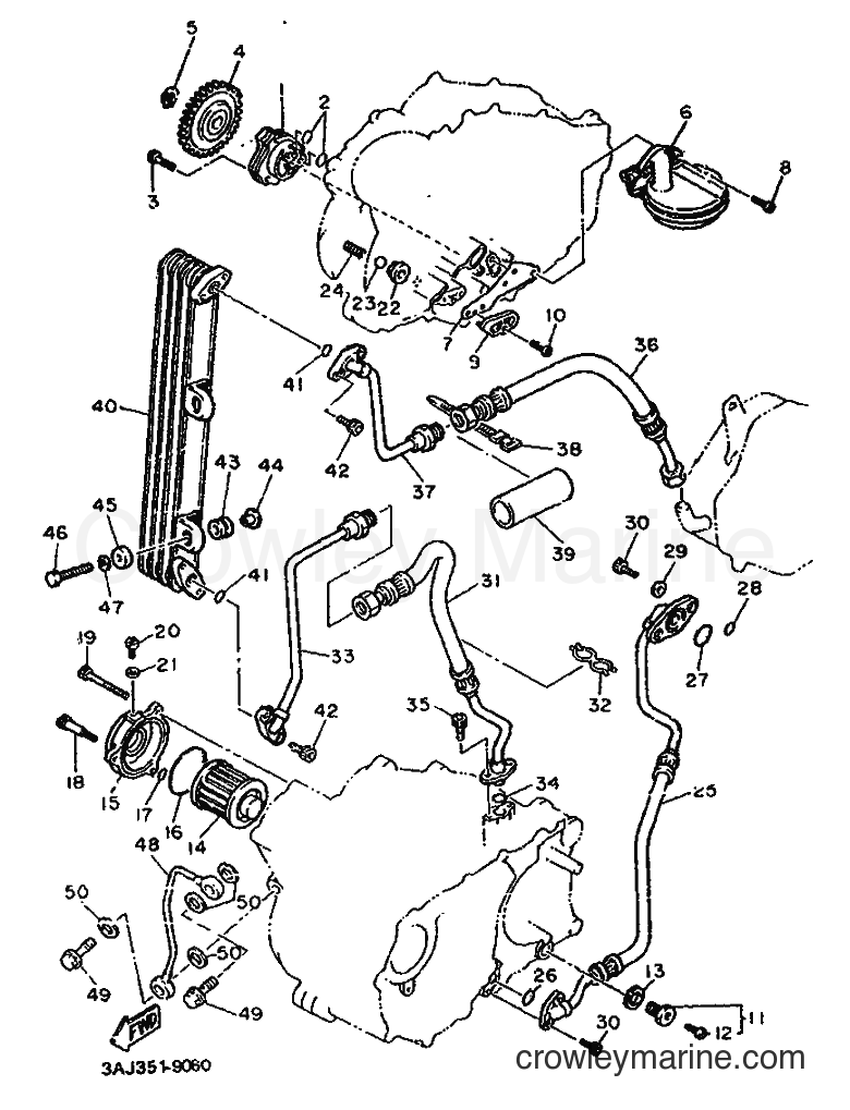 Yamaha Motors XT600Z (3AJ6) [999] - OIL PUMP