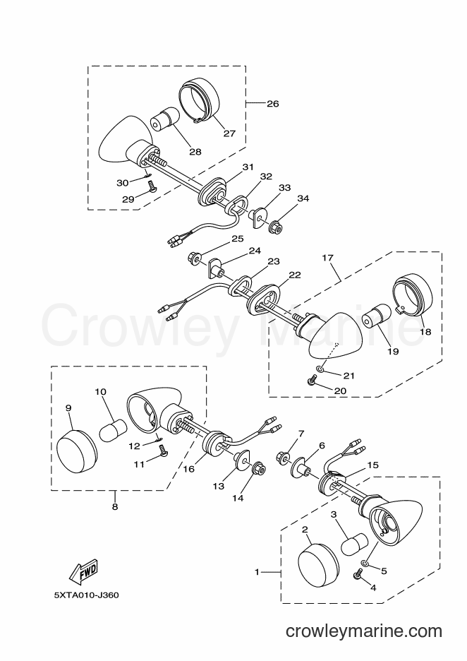 2010 Dirt Bike XG250 - XG250 (5XTA) [010] - FLASHER LIGHT