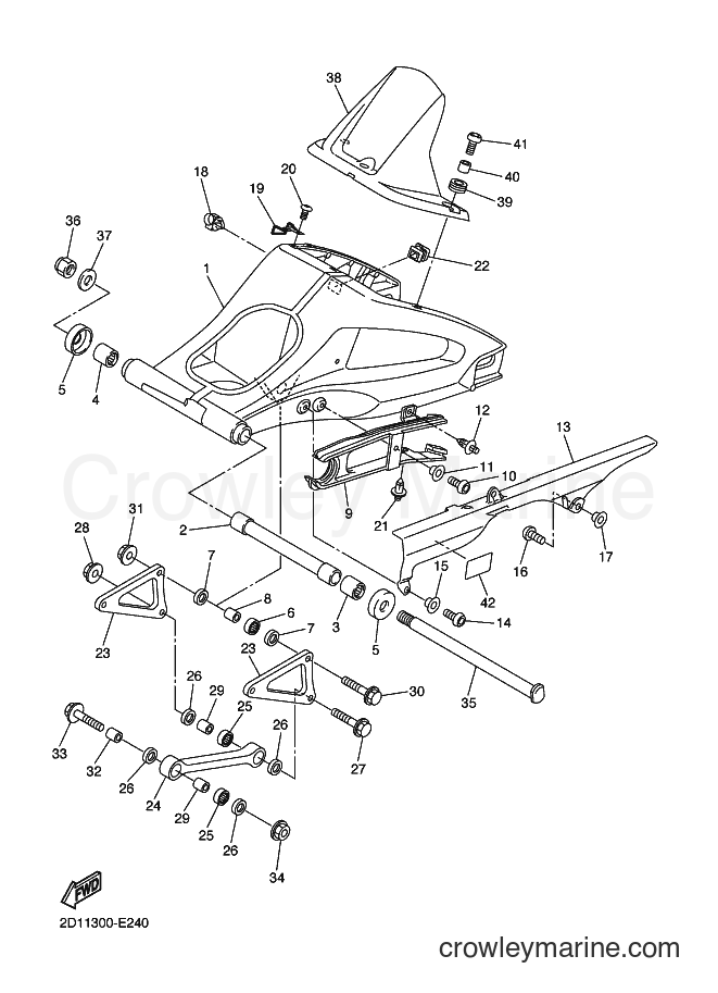 2007 Street Bike FZ1-S - FZ1-S (3C3A) [060] - REAR ARM