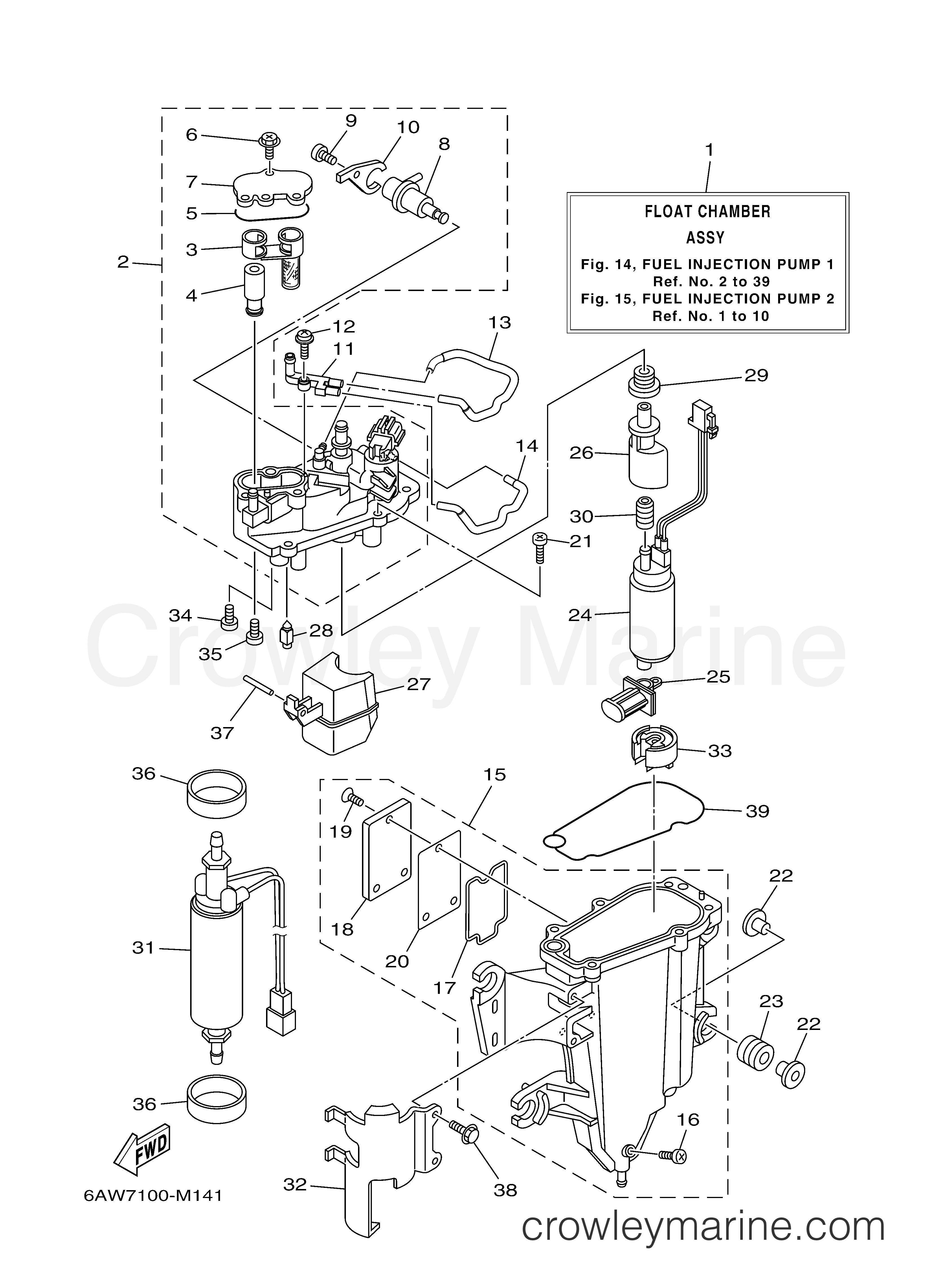 Yamaha F300 Parts Diagram