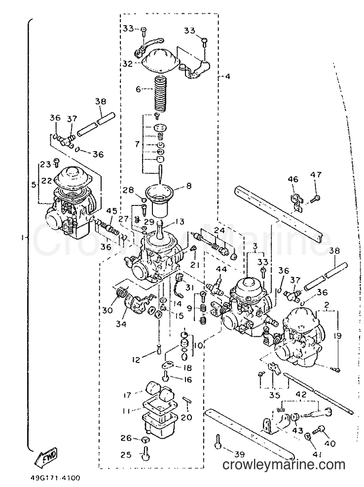 1990 Sport Bike FJ600 - FJ600 (3RC2) [010] - CARBURETOR