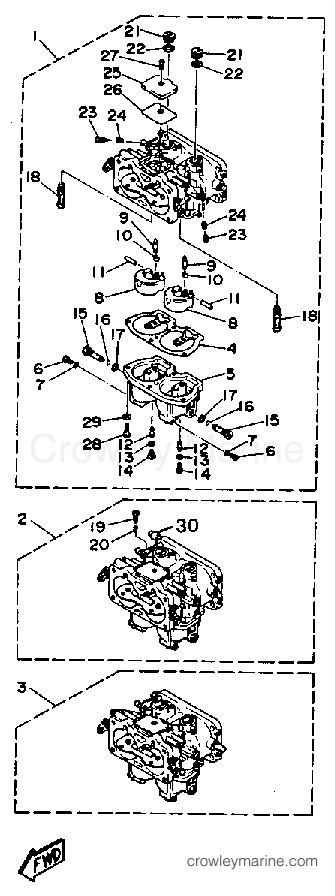 Yamaha Motors 200ETXD - CARBURETOR