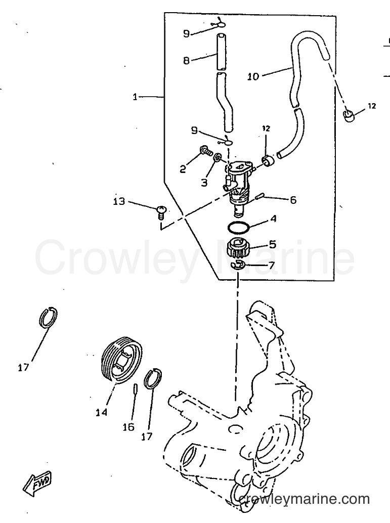 1998 Scooter CW50RSX - CW50RSX (5DY1) [999] - OIL PUMP