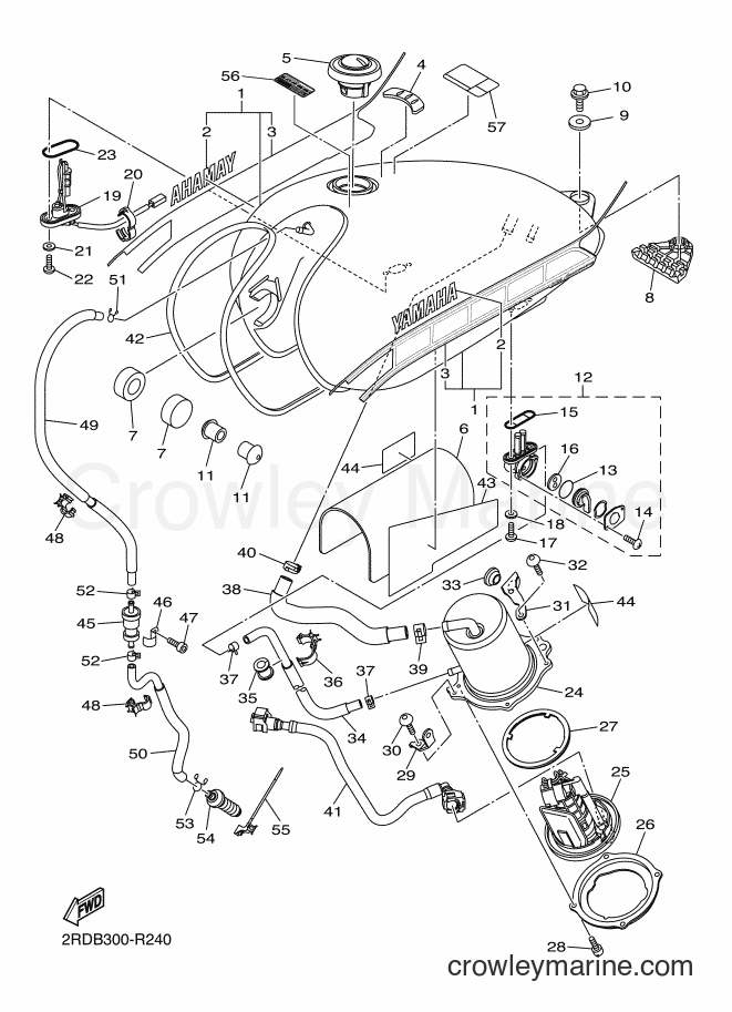 2016 Street Bike SR400 - SR400 (2RDB) [010] - FUEL TANK