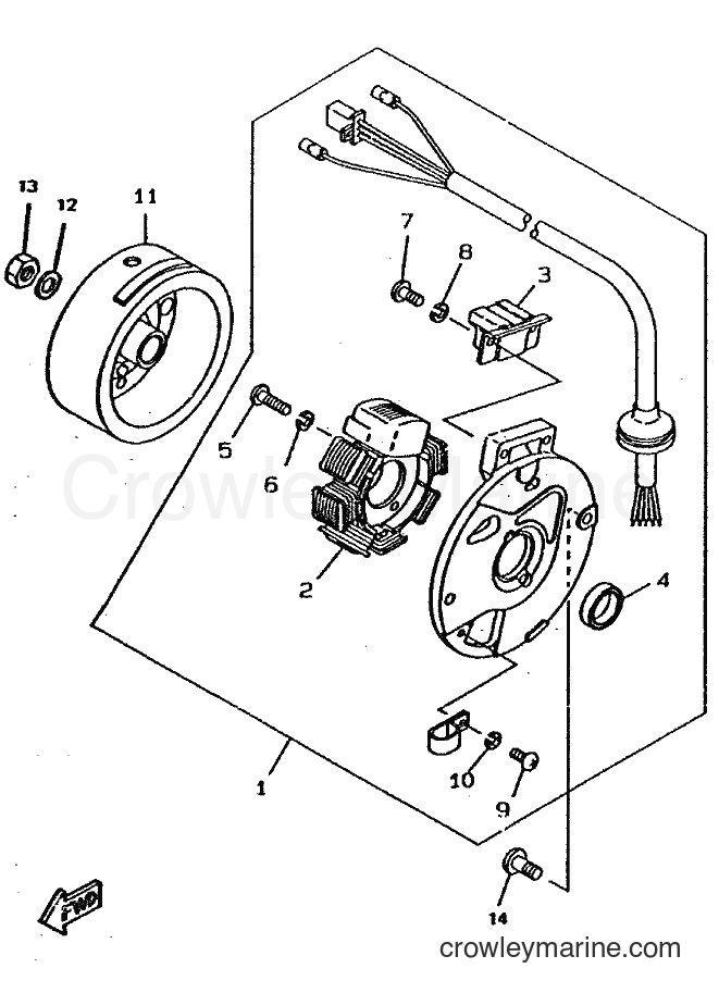 Yamaha Motors CW50 (4RW3) [020] - GENERATOR
