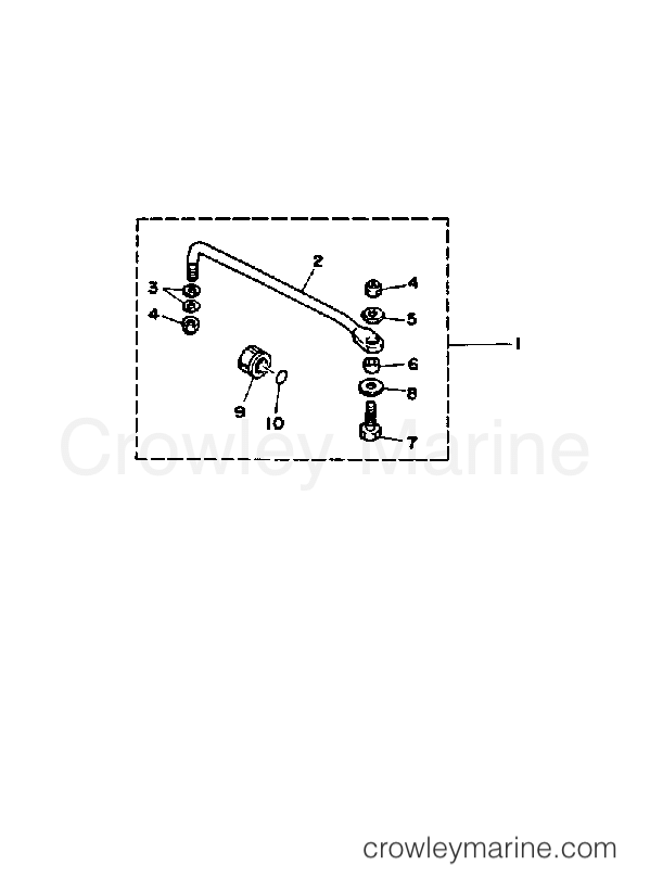 Yamaha Motors 40ELF - STEERING GUIDE ATTACHMENT