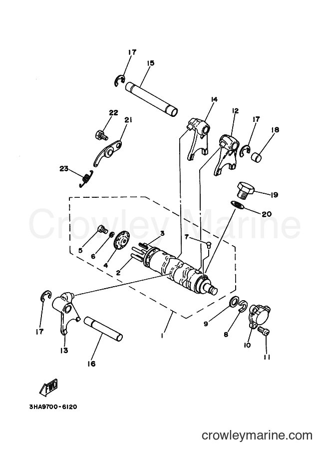 1996 Street Bike AG100F - AG100F (3HA9) [999] - SHIFT CAM & FORK