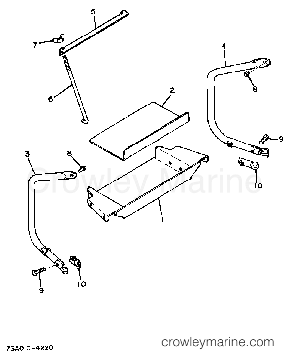 Yamaha Motors EF5000DVE - SEAT BATTERY