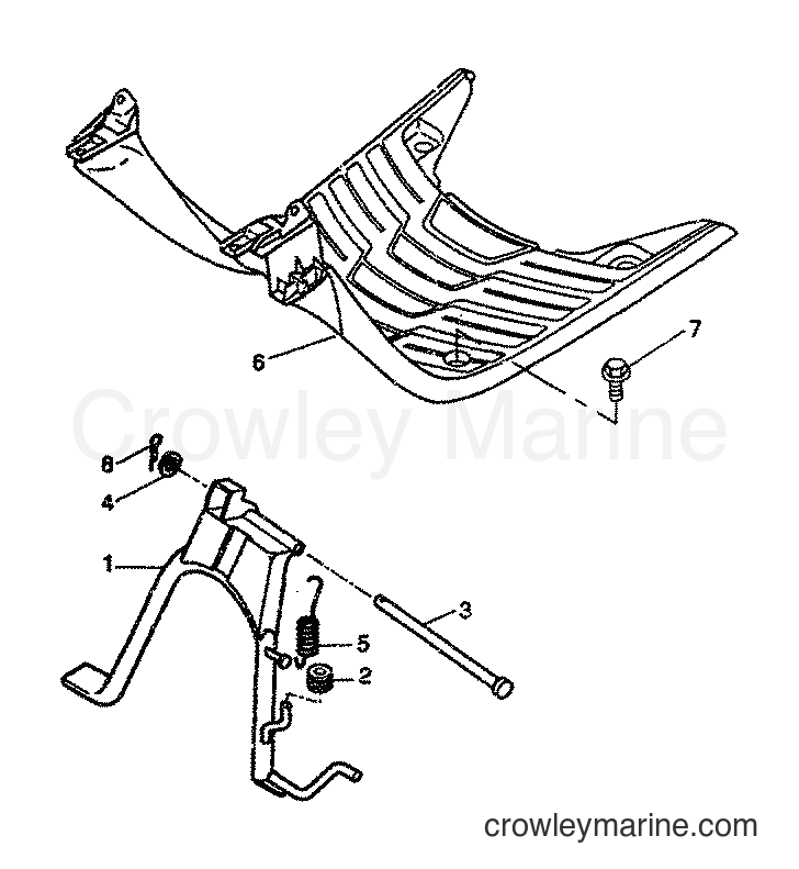 1999 Scooter CW50 - CW50 (4VVP) [010] - STAND & FOOTREST