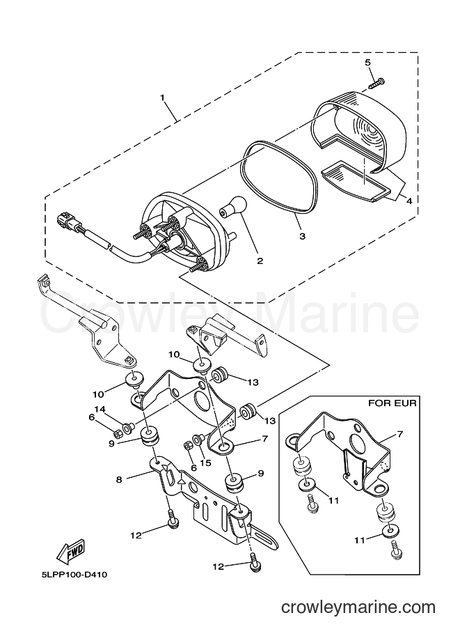 2005 ATV YFM660R - YFM660R (5LPS) [010] - TAILLIGHT 2