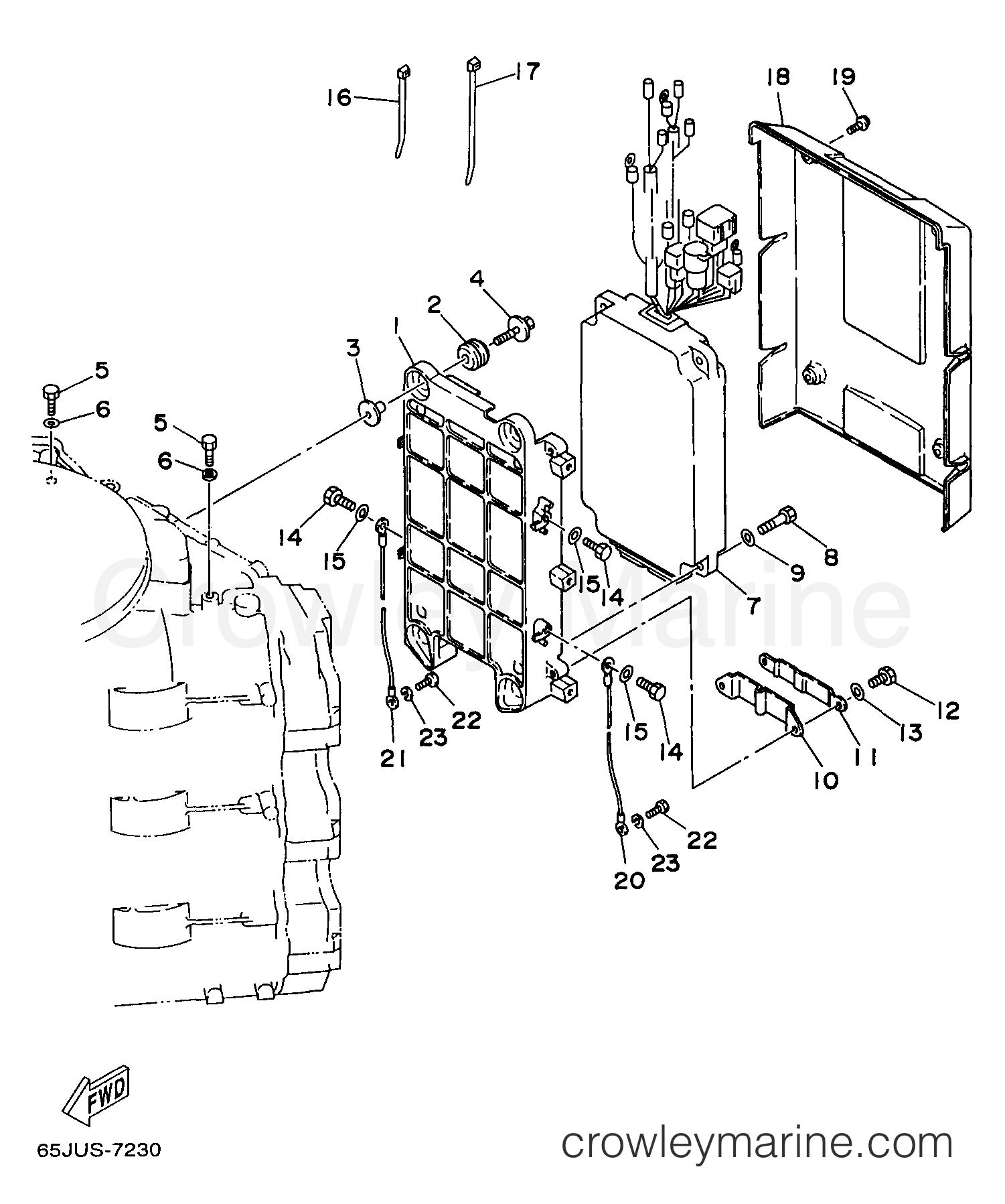 Yamaha Motors L225TURV - ELECTRICAL 1