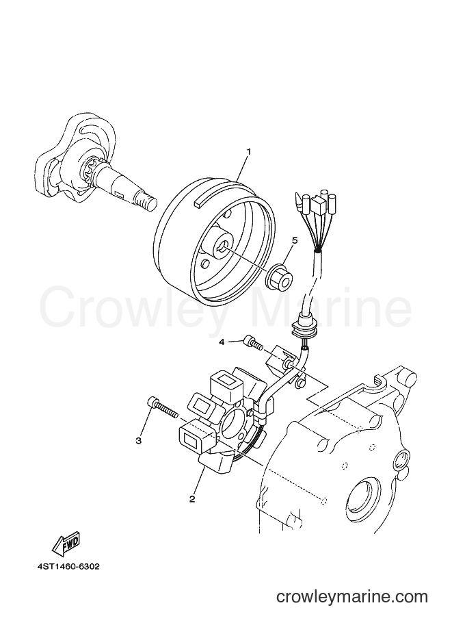 Yamaha Motors T105SE (5HUB) [020] - GENERATOR