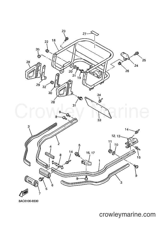 1999 Snowmobile VK540E-3 - VK540E-3 (8AC6) [020] - BUMPER