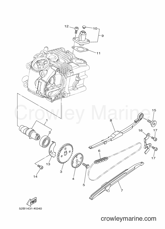 2012 Scooter XC115S - XC115S (1WC1) [010] - CAMSHAFT & CHAIN