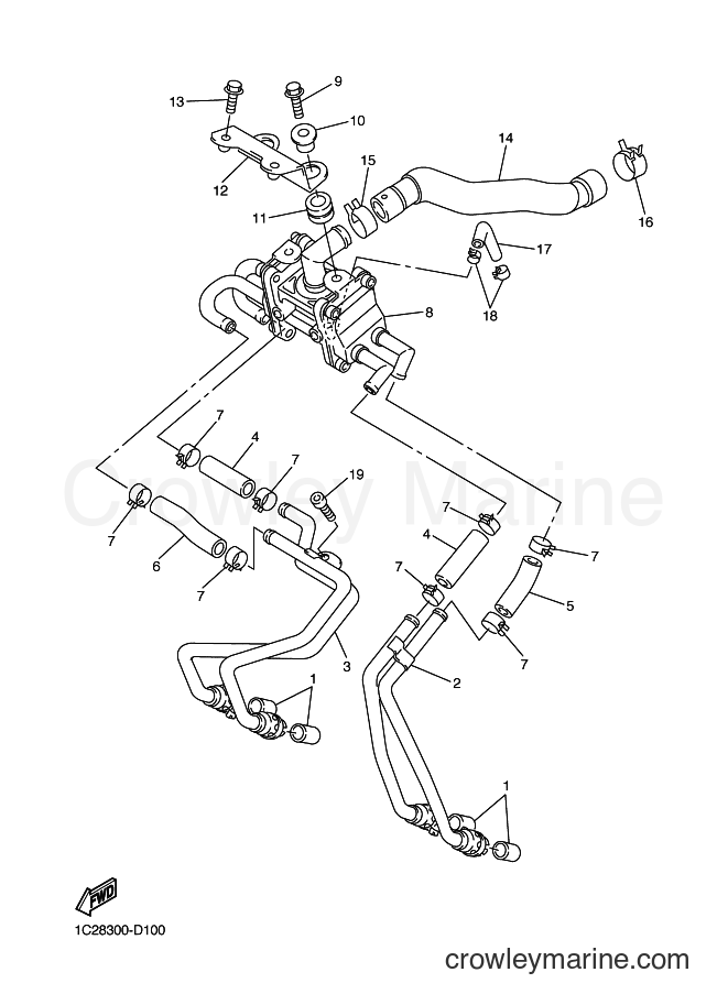 2005 Street Bike FZS1000 - FZS1000 (1C2F) [010] - AIR INDUCTION SYSTEM