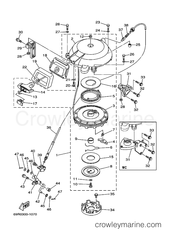 Yamaha Motors 25B (69R2) [160] - STARTER