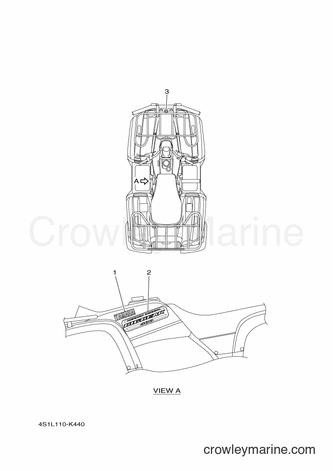 2011 ATV YFM400FWN - YFM400FWN (4S1J) [010] - GRAPHICS
