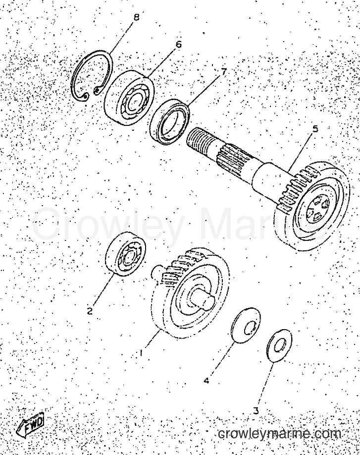 1998 Scooter YN50 - YN50 (5BX1) [010] - TRANSMISSION