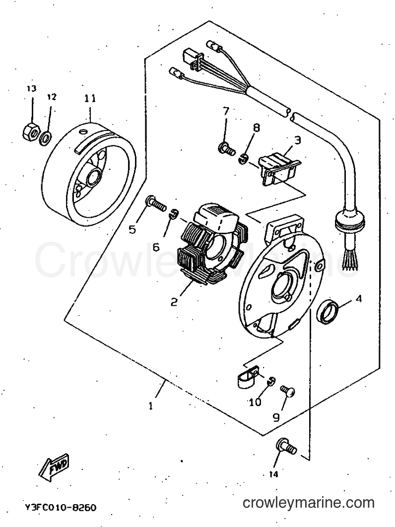 1997 Scooter CW50 - CW50 (4VV9) [999] - GENERATOR