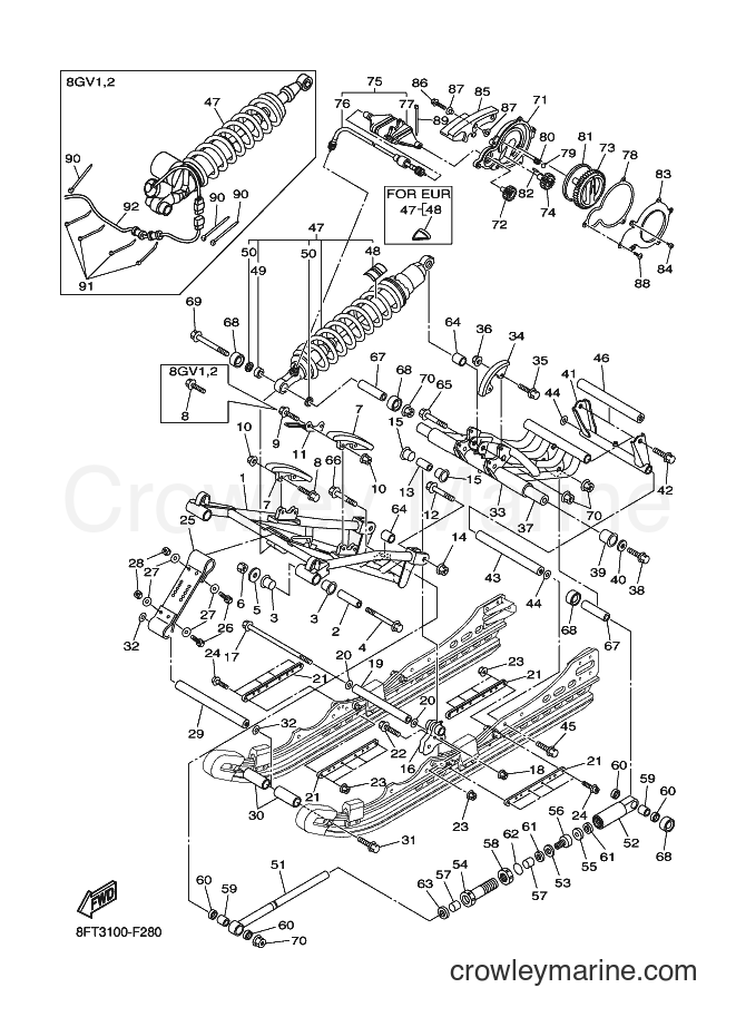 2007 Snowmobile RX10ST - RX10ST (8FT4) [010] - TRACK SUSPENSION 2