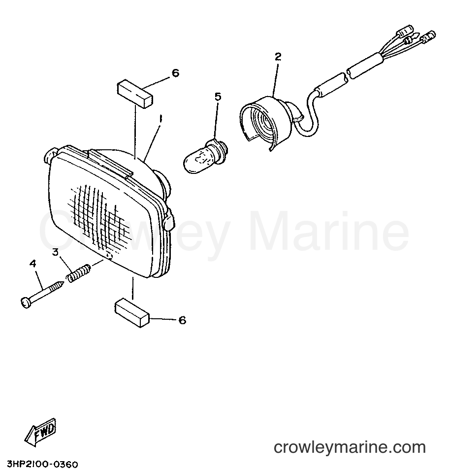 1995 ATV YFM350ER - YFM350ER (3HPD) [010] - HEADLIGHT