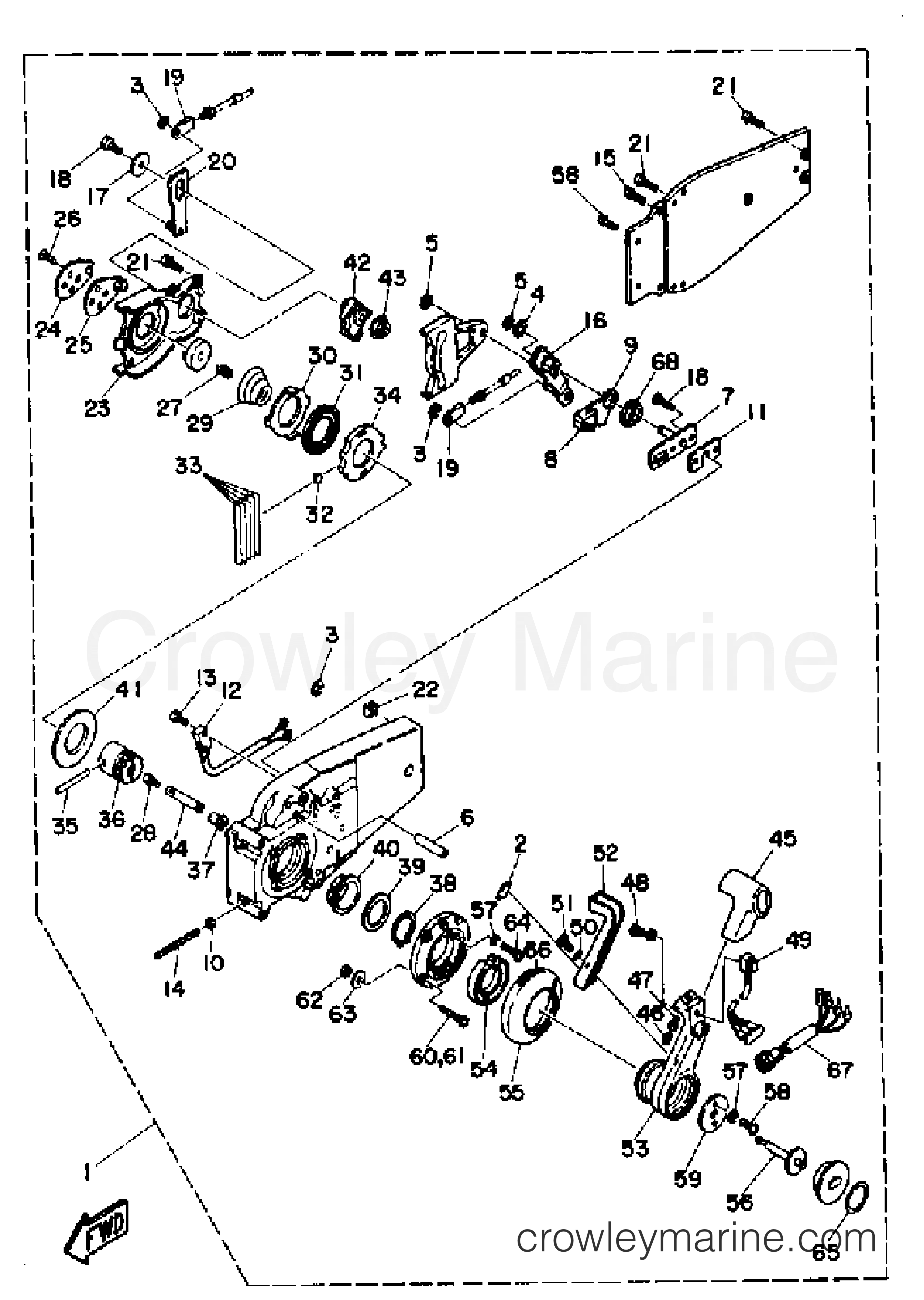 Yamaha Motors V8_7.4_INTERMEDIATE - REMOTE CONTROL COMPONENT PARTS 1