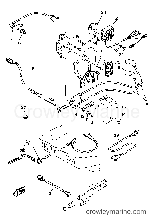 Yamaha Motors FT9.9EXG - ELECTRICAL