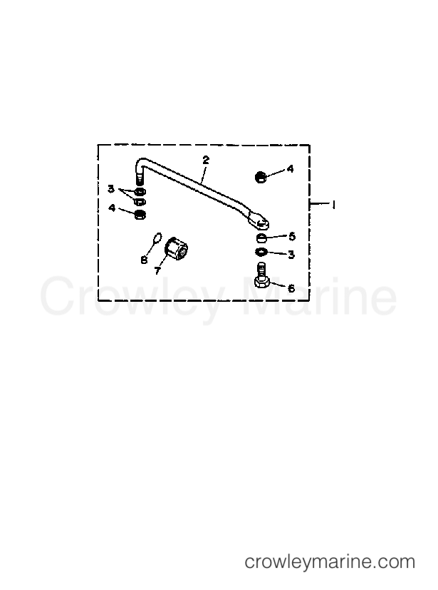 Yamaha Motors 30ELG - STEERING GUIDE ATTACHMENT