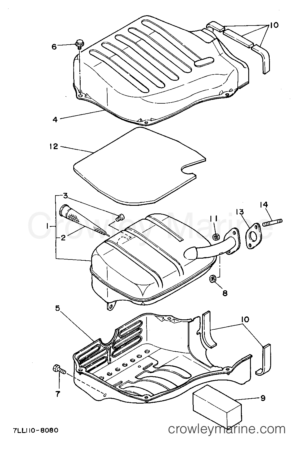 Yamaha Motors YG300S - EXHAUST