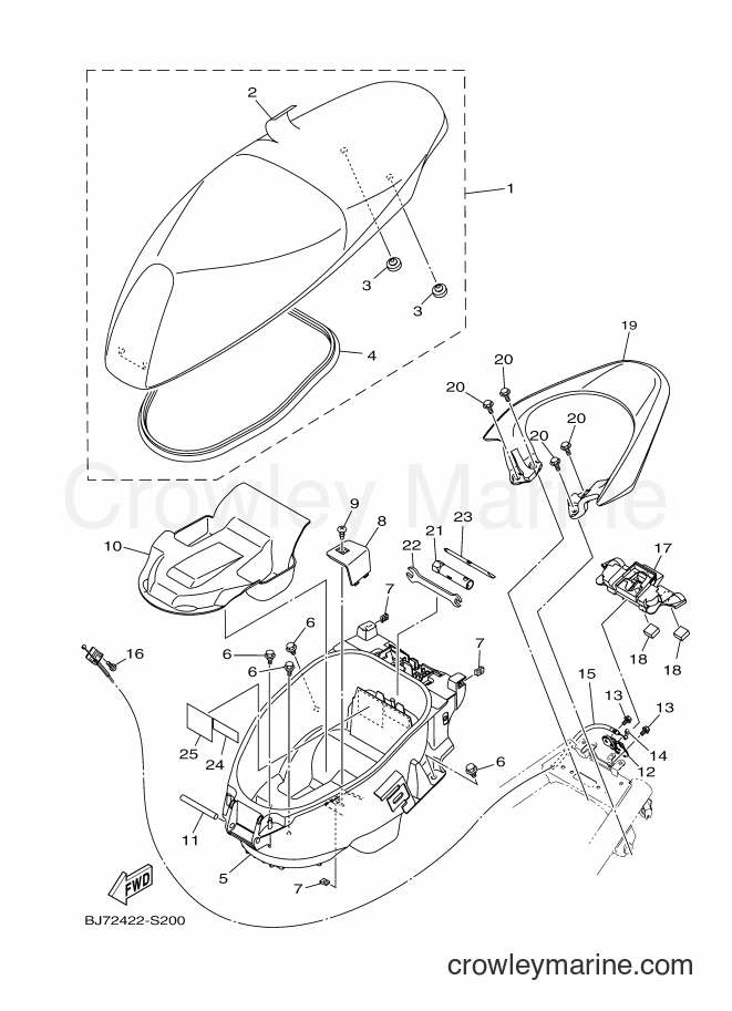 Yamaha Motors LNB125 (BJ76) [010] - SEAT