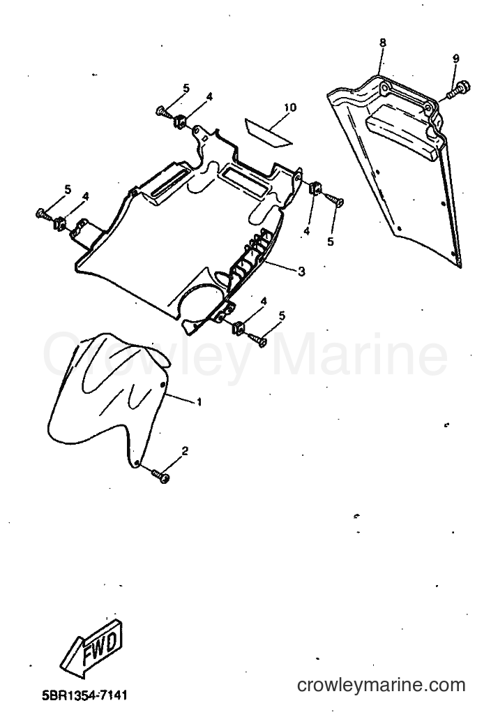 1998 Scooter YQ50L - YQ50L (5CL3) [010] - FENDER