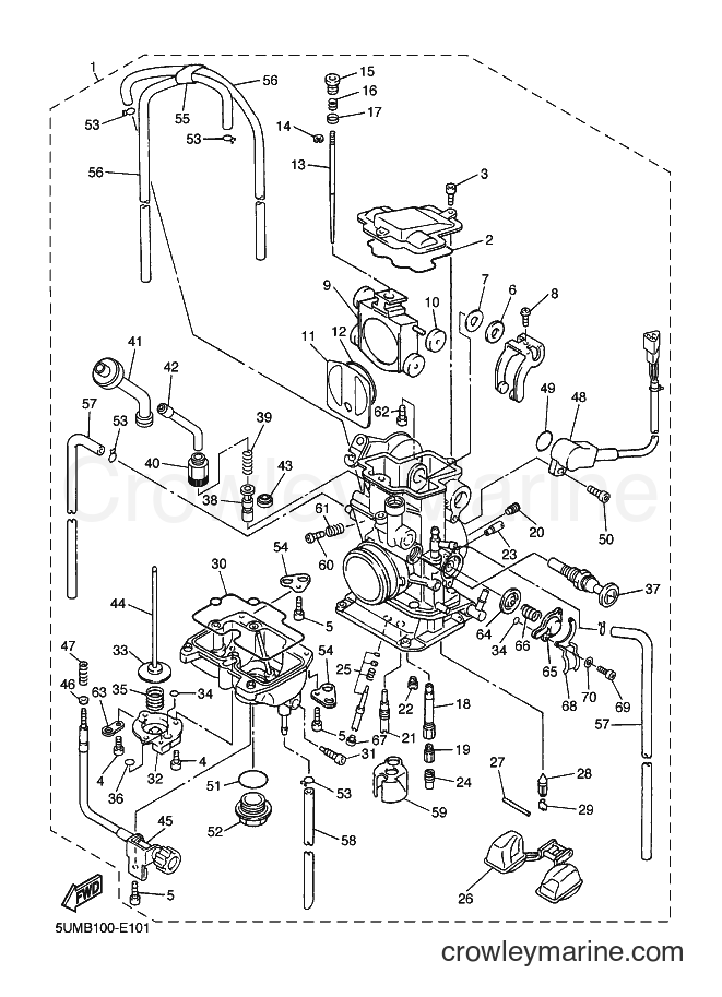 2006 Dirt Bike WR250F - WR250F (5UMD) [020] - CARBURETOR