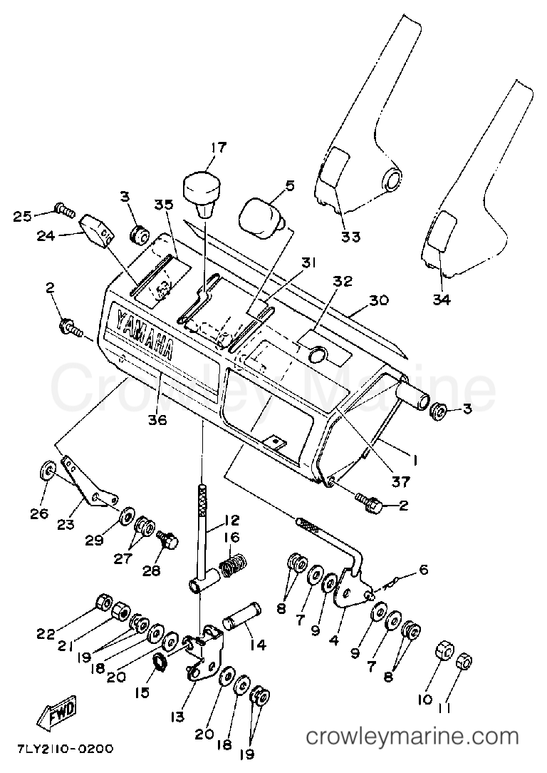 Yamaha Motors YS240TB - CONTROL BOX