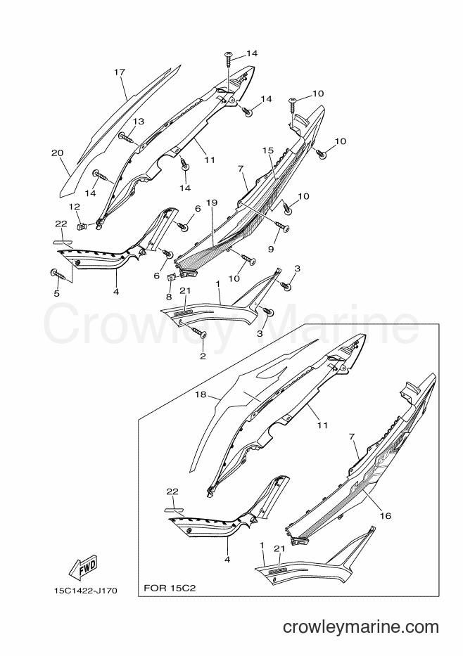 2010 Scooter TK115C - TK115C (15C2) [010] - SIDE COVER