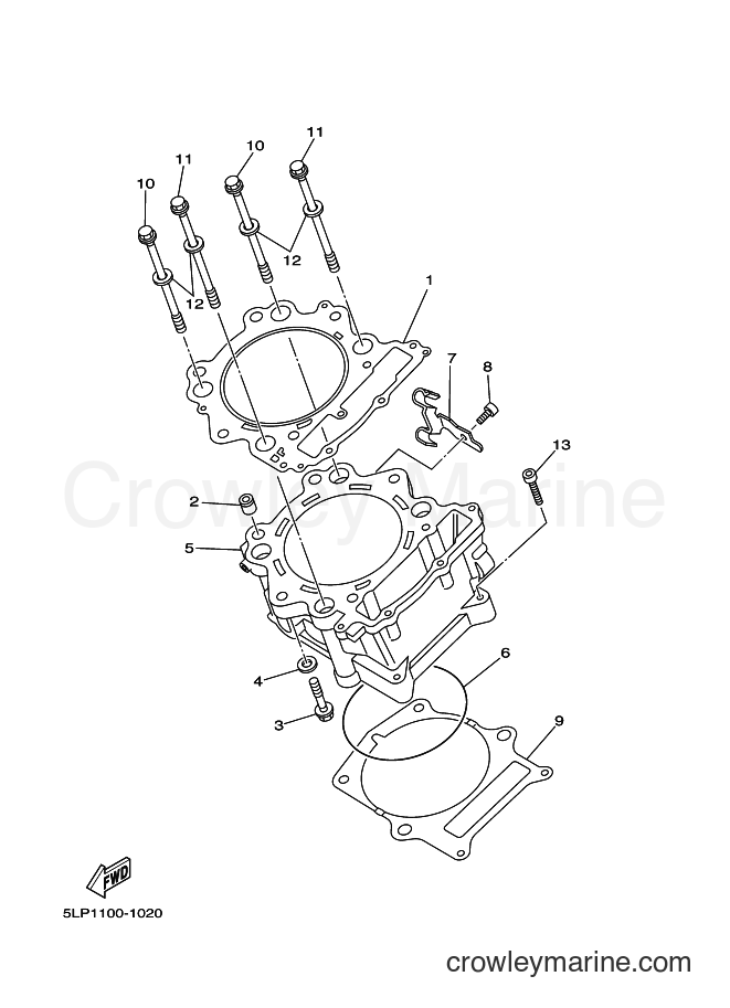 2004 ATV YFM660R - YFM660R (5LPF) [030] - CYLINDER
