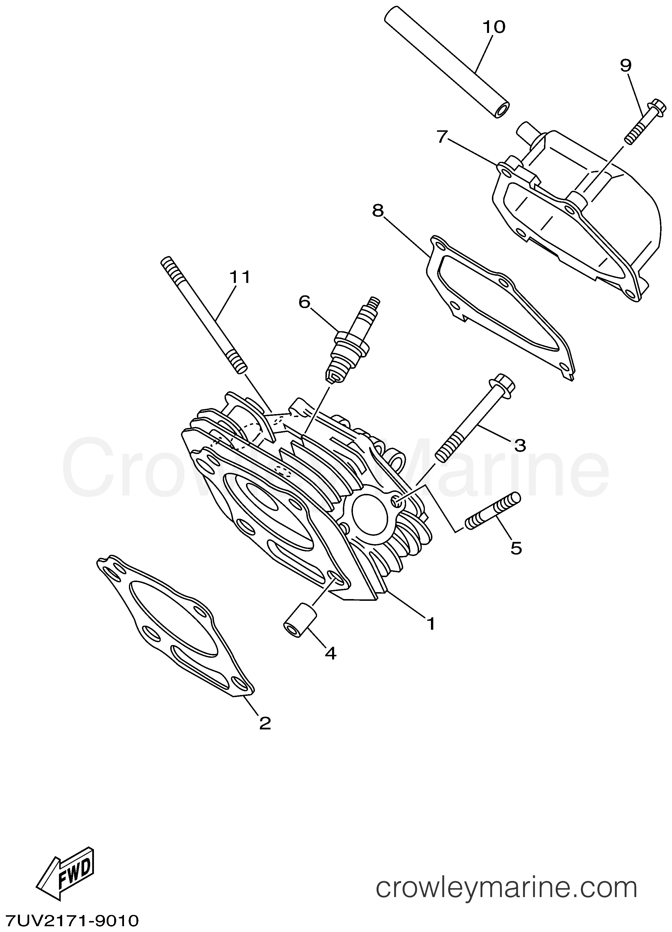 Yamaha Motors EF4600A - CYLINDER