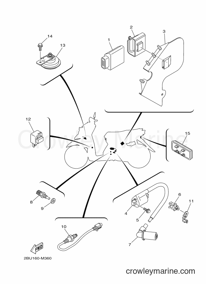 Yamaha Motors AF115FX (2BU3) [010] - ELECTRICAL 2