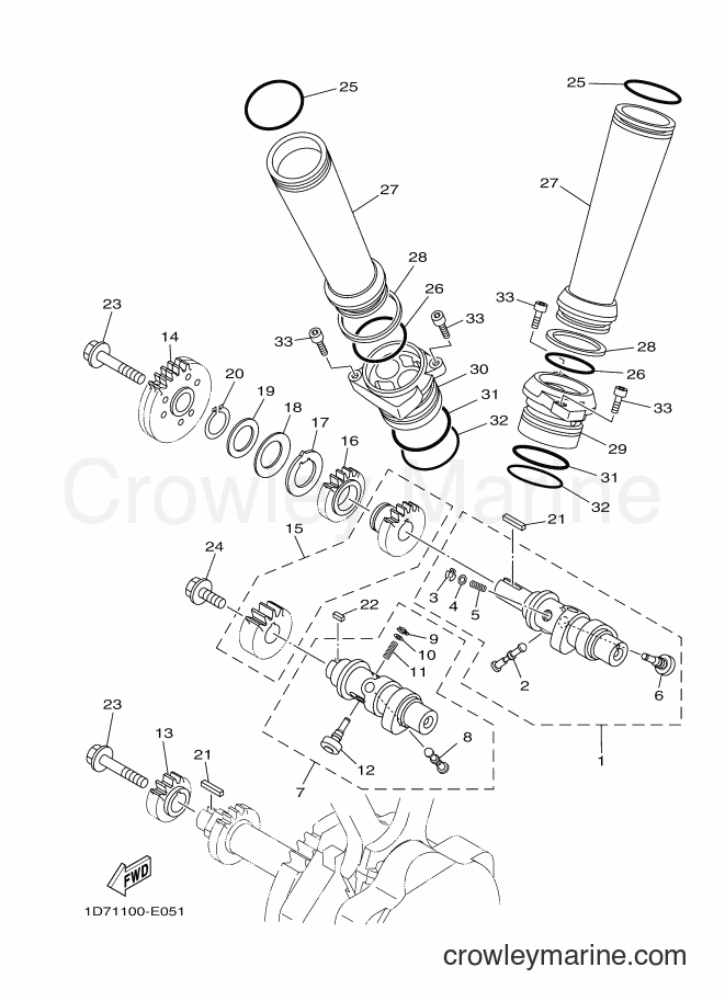 2012 Cruiser XV1900CU - XV1900CU (29PJ) [010] - CAMSHAFT & CHAIN